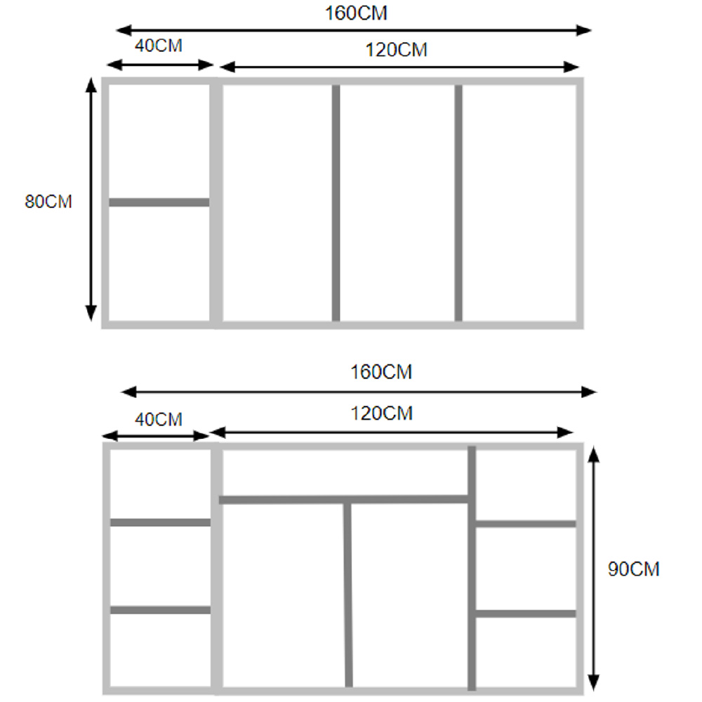 Cocina integral 160cm Chocolate