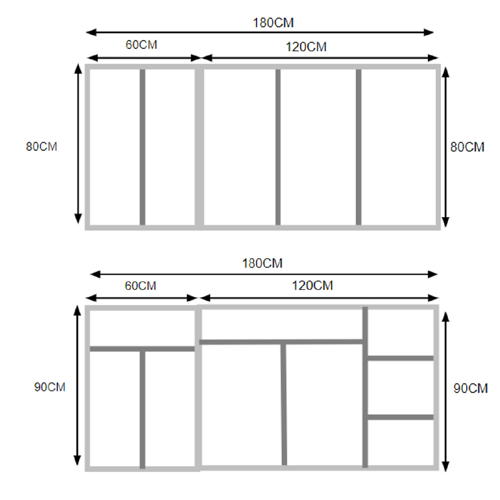 Cocina integral 180cm Chocolate