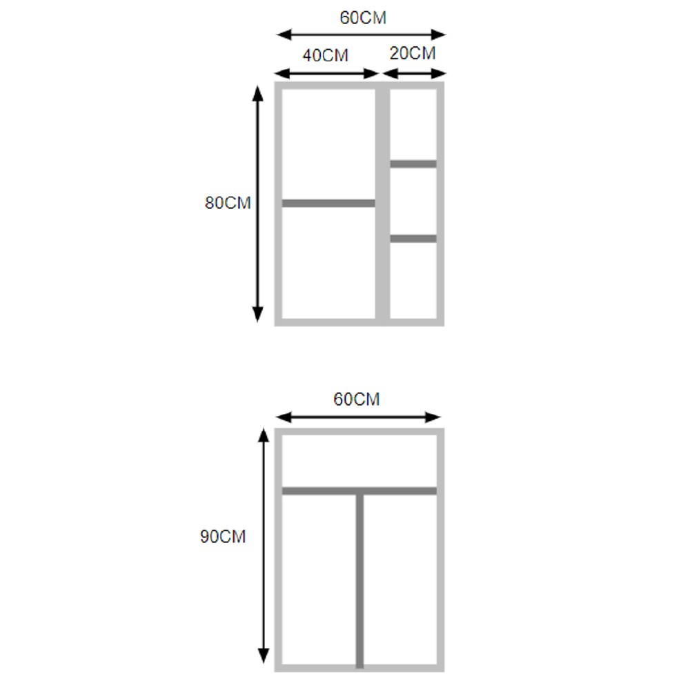 Cocina integral 60cm Chocolate