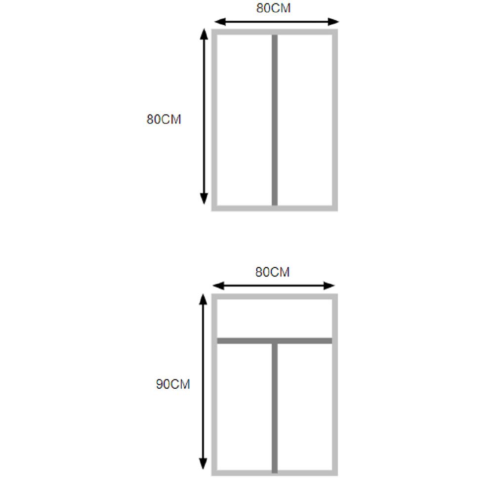 Cocina integral 80cm Chocolate